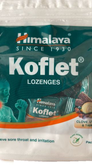 Кофлет, Koflet, 6 шт,  леденцы кашля Хималая ( Himalaya Herbalsr) | Зображення 2