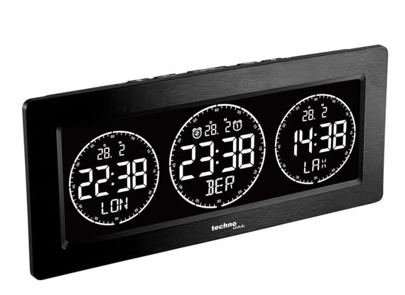 Годинник настільний Technoline WT458 Black (WT458)