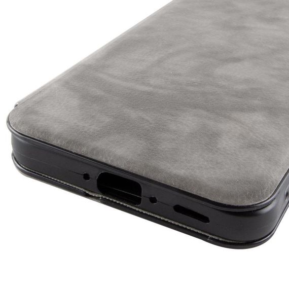 Кожаный чехол-книжка Belora для Samsung Galaxy A36 5G / A56 5G Gray | Зображення 6