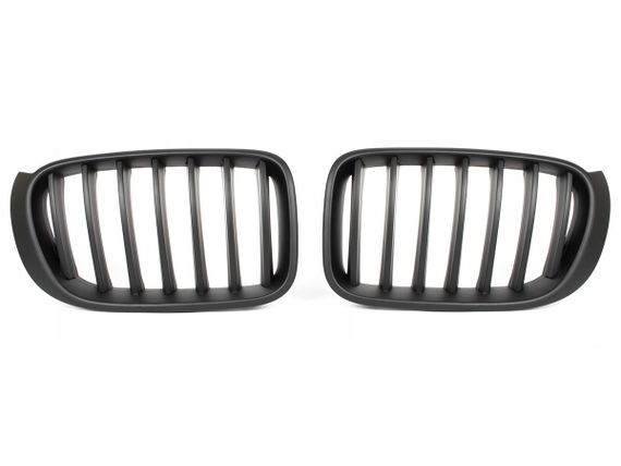 BMW X3 F25 (14-17) решетка радиатора ноздри черные матовые (комплект), БМВ Х3 Ф25 | Зображення 1