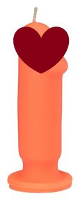 Свічка LOVE FLAME - Dildo S Orange Fluor, CPS04-ORANGE sexstyle