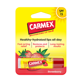Бальзам для губ Carmex Moisturising Lip Balm Stick SPF 15 - Strawberry (4.25 g)