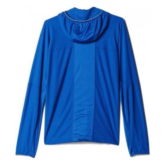 Толстовка спортивная мужская adidas TS 37.5 HO FL J AI2072 (синяя, на молнии, для тренировок, логотип адидас) | Зображення 1