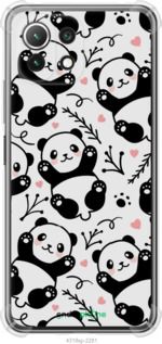 Чохол на Xiaomi Mi 11 Lite Панди "4318sp-2281-2448"