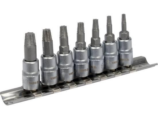 Набір головки насадка TORX для видалення зірваних гвинтів YATO YT-04581