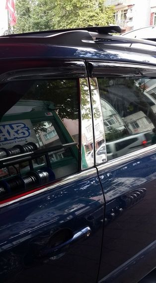 Накладки на стойки (нерж) для Hyundai Tucson JM 2004-2024 гг | Зображення 7