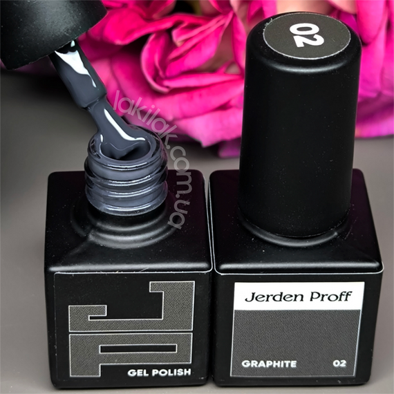 Гель-лак Jerden Proff №02 (графит) 5 мл