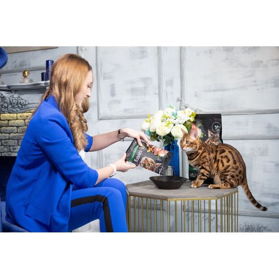 Корм сухий Savory Adult Cat Gourmand Fresh Turkey and Duck для дорослих котів зі свіжою індичкою і качкою 400 г | Зображення 3