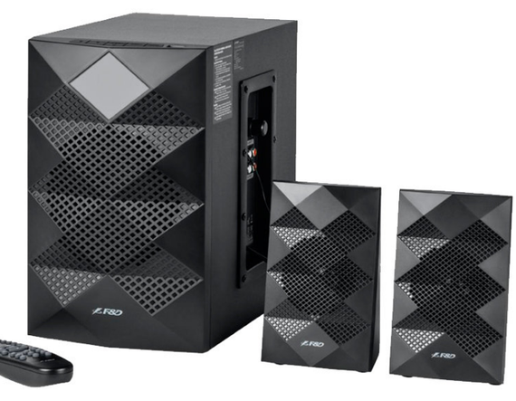 Акустична система 2.1 A-180X 4,0Sub-14W+2*14W USB+Bluetooth чорний F&D | Зображення 1