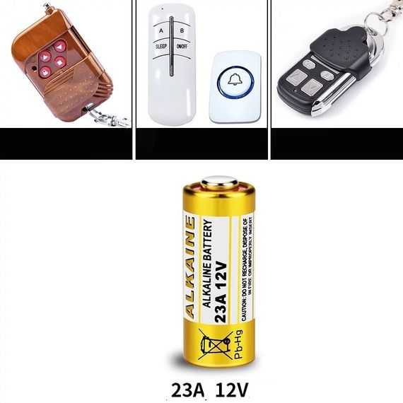 Батарейка цилиндрическая 23A 12V щелочная Alkaline | Зображення 2