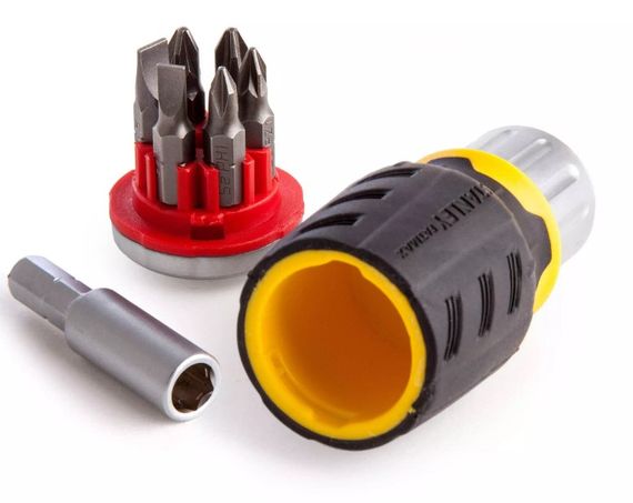 Викрутка Stanley + 6 біт Fatmax Stubby реверсивна (FMHT0-62688) | Зображення 2