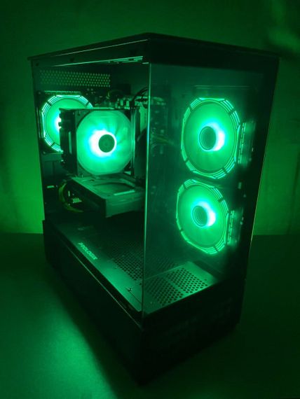 Ігровий ПК Zalman P10 STALKER Tower / AMD Ryzen 5 5500 (6 (12) ядер по 3.6 - 4.2 GHz) / 16 GB DDR4 / 512 GB SSD M.2 / nVidia GeForce RTX 5060, 8 GB GDDR7, 128-bit б/в | Зображення 1