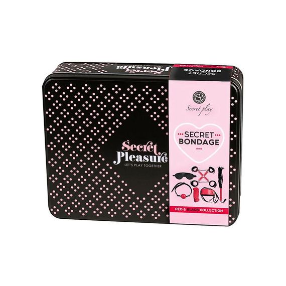 Набір БДСМ - Secret Play Secret Pleasure Red & Black Collection Bondage Kit Sex Aura