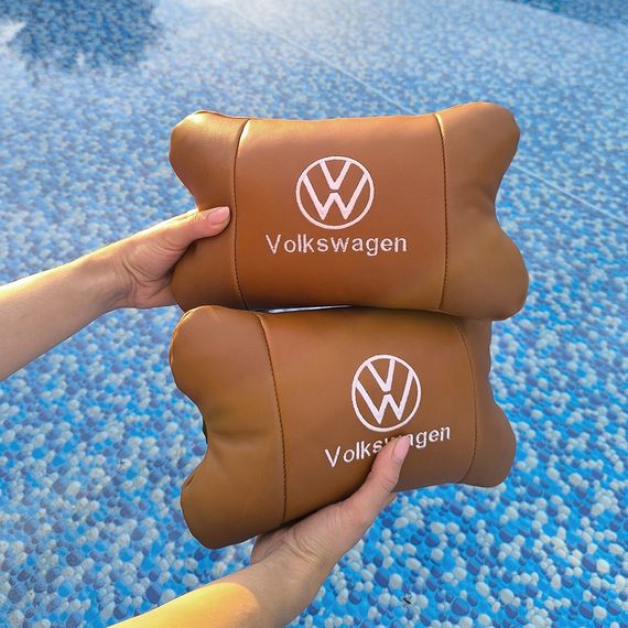 Декоративная подушка подголовник Volkswagen, Подушки на подголовник в машину, Автоподушка под голову WC-42 | Зображення 4