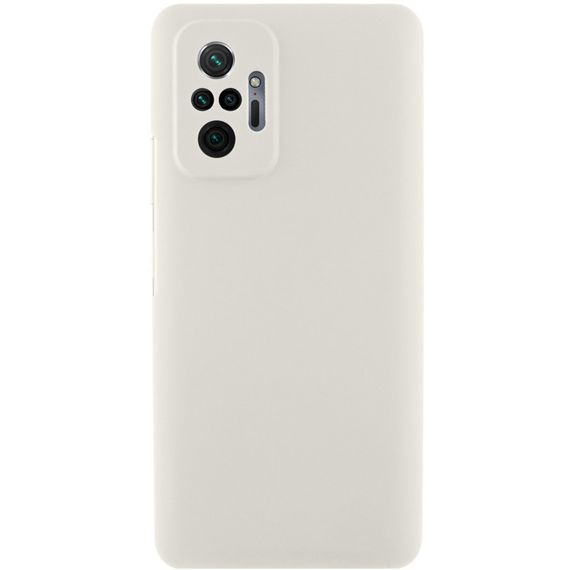 Чехол Silicone Cover Lakshmi Full Camera (AAA) для Xiaomi Redmi Note 10 Pro / 10 Pro Max Зеленый / Cyprus Білий / White