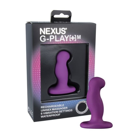Вібромасажер простати Nexus G-Play Plus M Purple, макс. діаметр 3 см, перезаряджуваний | Зображення 1