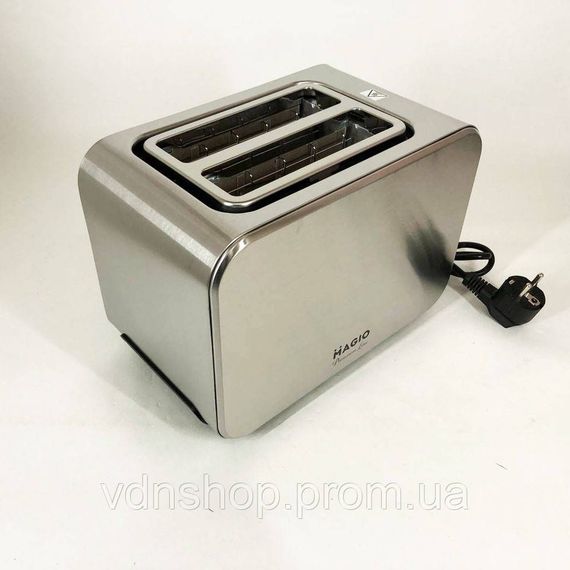 Тостер для прожарювання хліба Magio, Тостер на 2 скибочки з регулюванням температури HX-79 | Зображення 4