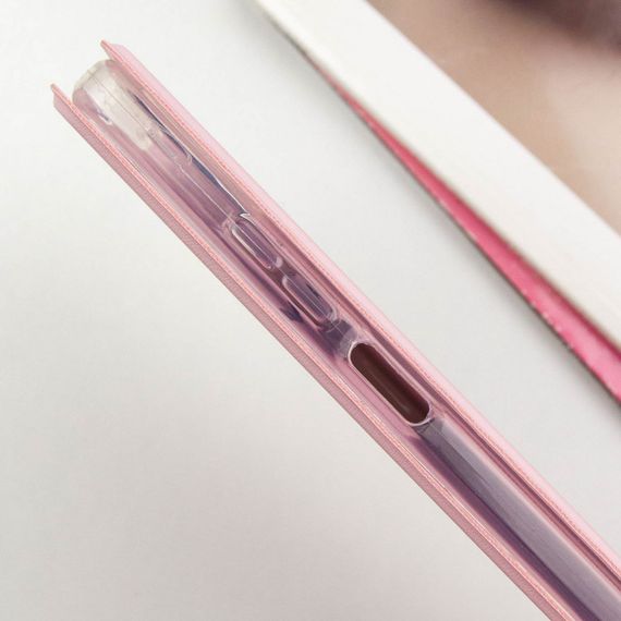 Шкіряний чохол-книжка GETMAN Elegant (PU) для TECNO Spark 9 Pro (KH7n) Рожевий | Зображення 5