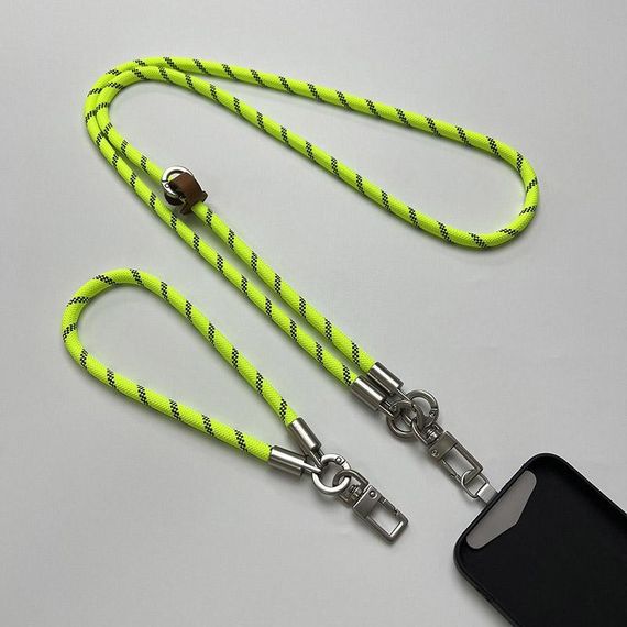 Набор шнурков 120см + 35см Neon Green | Зображення 1