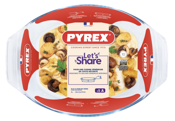 Форма для запікання Pyrex, 35х24х7 см (3 л) | Зображення 2
