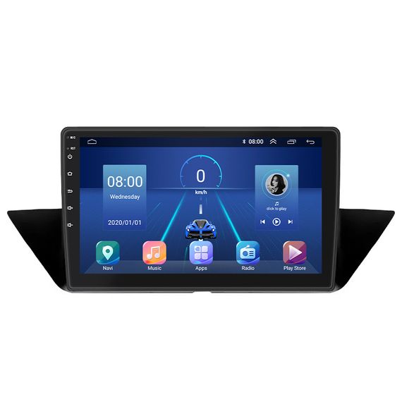 Штатна магнітола Lesko для BMW X1 I (E84) Рестайлинг 2012-2015 екран 10" 2/32Gb Wi-Fi GPS Base