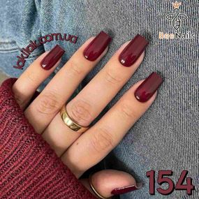 Гель-лак для нігтів Bee Nails 154 (іржаво-коричневий) 8мл