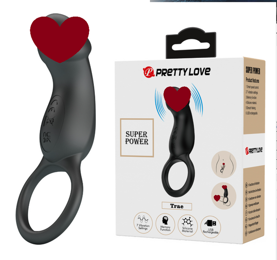 Анальна пробка з кільцем на пеніс TRAE sexstyle