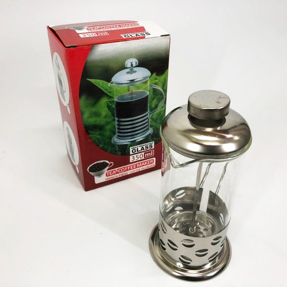 Заварник френч-прес Unique UN-1151 0.35 л, Колба Френч для чаю, Френч-прес для міцної кави | Зображення 6