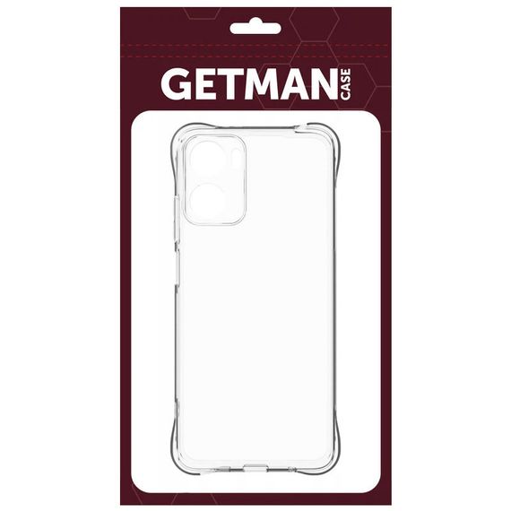 TPU чохол GETMAN Ease logo посилені кути Full Camera для Motorola Moto G05 / E15 Безбарвний (прозорий) | Зображення 1