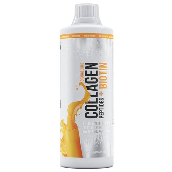 Хондропротектор (для спорта) MST Nutrition Collagen Peptides + Biotin 1000 ml /40 servings/ Orange