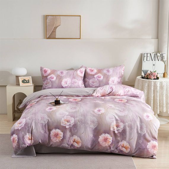 Постельное белье евро из сатина L&M Print 12 21614 200х230 см