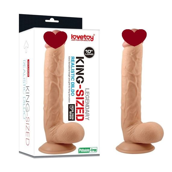 Фалоімітатор значного розміру 10 KING-SIZED DILDO Sex Aura
