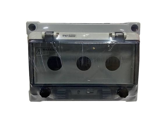 Корпус КП103 PRO IP65 для кнопок 3 місце з прозорою кришкою Ny95505369