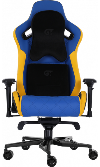 Кресло геймерское GT Racer X-0724 BlueYellow | Зображення 1
