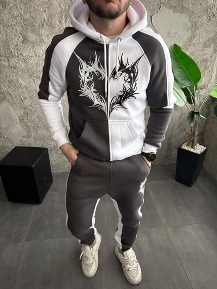 Спортивний костюм утеплений дтф | Зображення 4