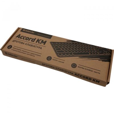 Клавиатура Defender Accord KM USB UA Black (450250) | Зображення 3