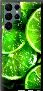Чохол на Samsung Galaxy S22 Ultra Зелені часточки лимона "852b-2500-2448"