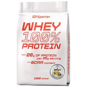 Протеїн Sporter Whey 100% Protein 1000 g /40 servings/ Vanilla