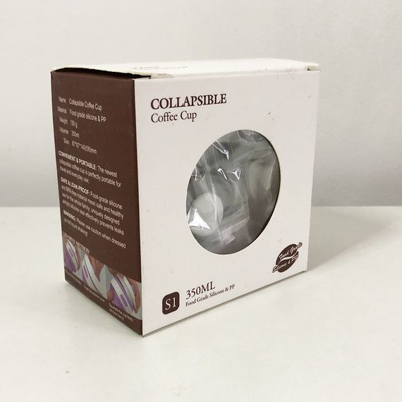 Склянка силіконова | Складний гурток | Похідна чашка GC-755 силіконова складана | Зображення 2