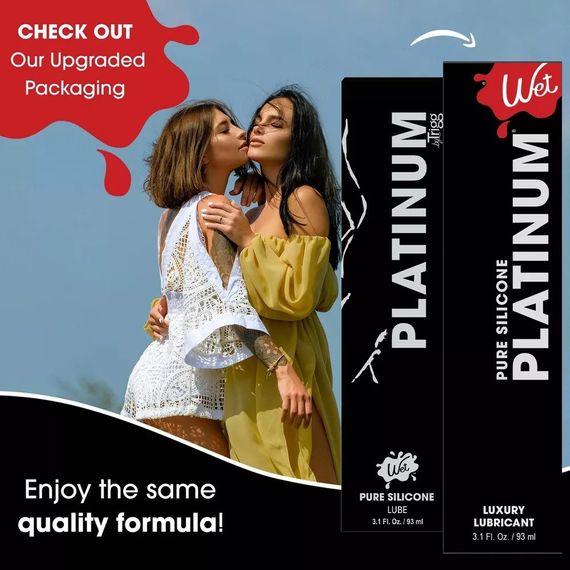 Лубрикант на силіконовій основі WET PLATINUM, 236 мл Sex Aura | Зображення 9