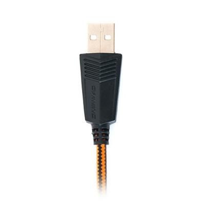 Навушники REAL-EL GDX-7700 SURROUND 7.1 black-orange (GDX-7700 SURROUND 7.1 black-orange) | Зображення 7
