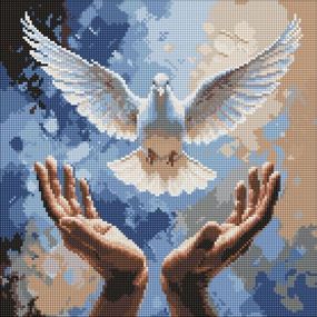 Алмазна мозаїка "Руки добра", 40х40 см.