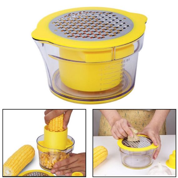 Терка з контейнером Corn Stripper з насадкою для очищення качанів кукурудзи | Зображення 4