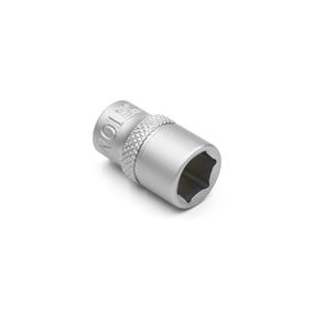 Головка торцева шестигранна, 1/4IN, коротка, SW10, RED STRIPE