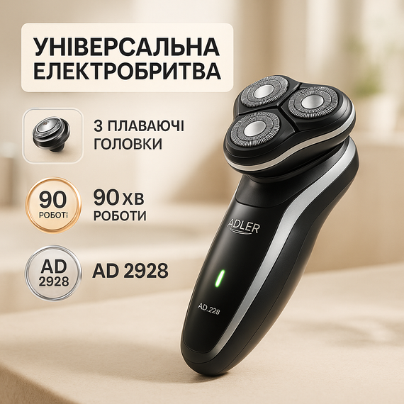 Бритва со встроенным аккумулятором эргономичная, Электробритва для профессионального бритья UN-39