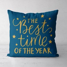 Подушка декоративная Soft The best time of the year 45x45 см (45PST_19NG006)