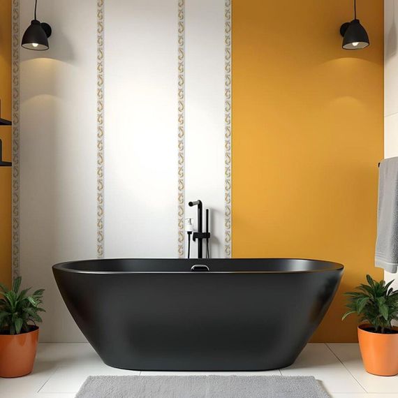 Молдинг 4950х20х7 мм Белый с золотом SW-00002678 | Зображення 5