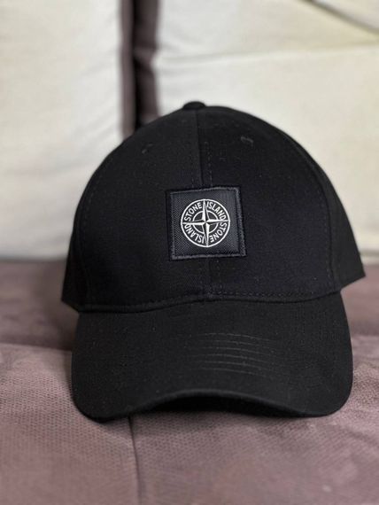 Кепка Stone Island black logo C008-3 | Зображення 3