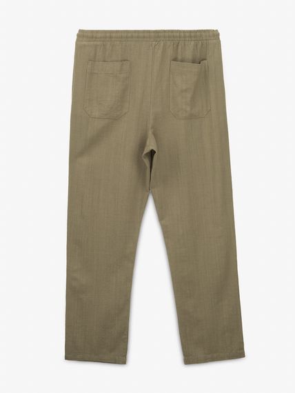 Штани однотонні чоловічі GENUA GG01226-008 L Хакі shop (2000999634628) | Зображення 3