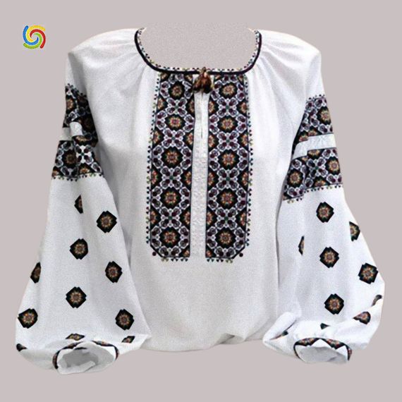 Рубашка Украинская вышиванка 33328455 цвет белый размер XXL